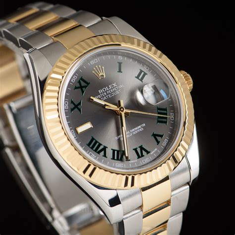 rolex two tone datejust.